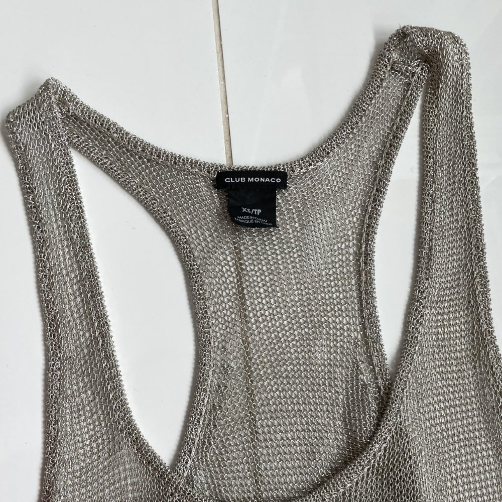 Club Monaco Gold Knit Top